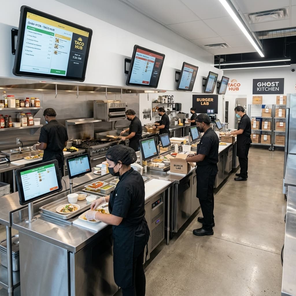 Modern Commercial Ghost Kitchen