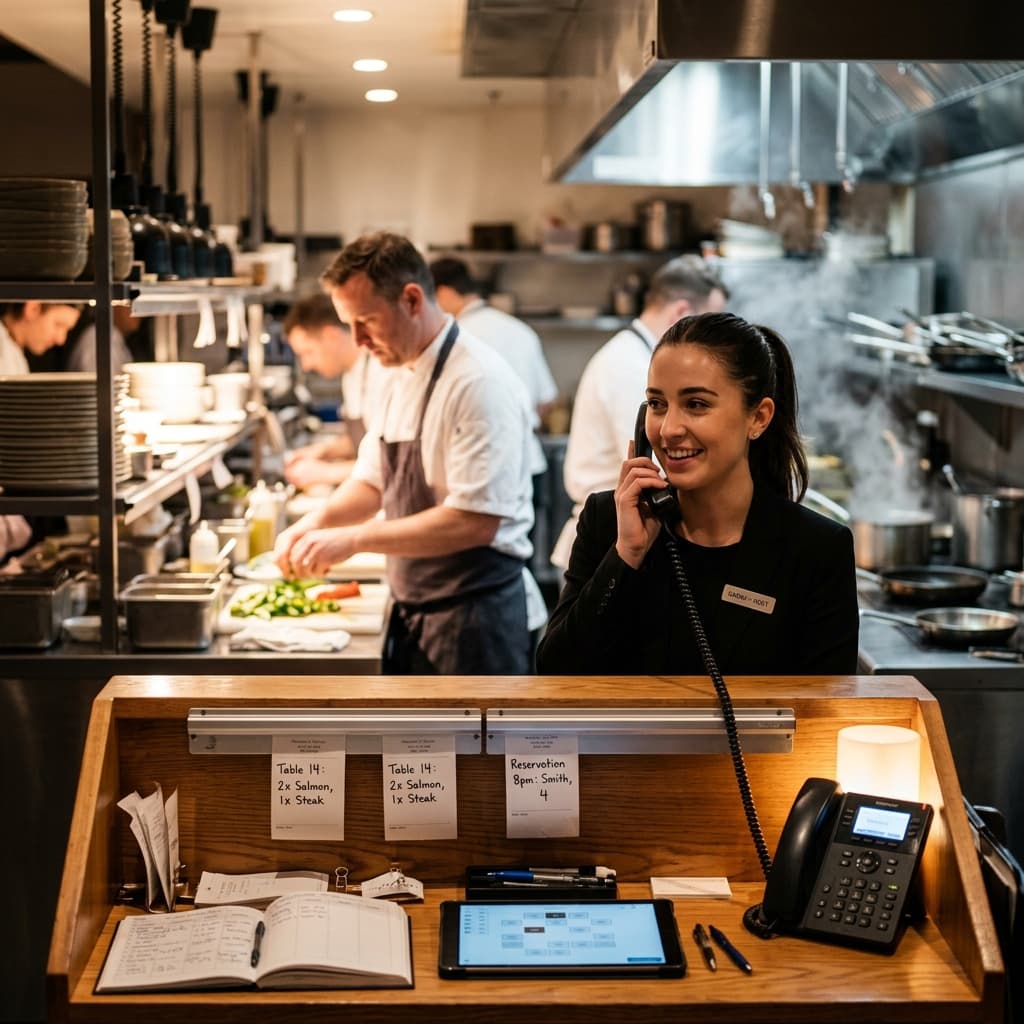 Busy kitchen